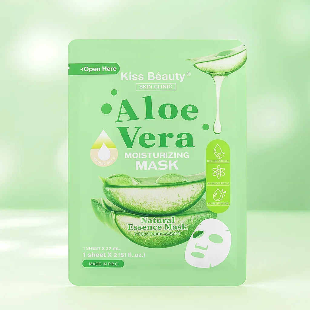 Kiss Beauty Aloe Vera Face Sheet Mask - Buy Online in Pakistan at Cosmia.pk
