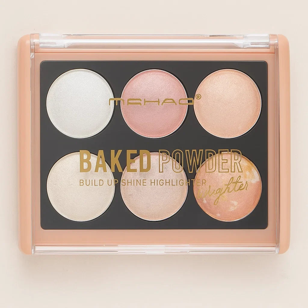 MSYAHO 6 Colors Baked Blush Highlighter - Buy Online in Pakistan at Cosmia.pk