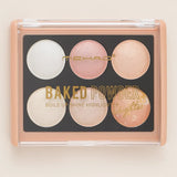 MSYAHO 6 Colors Baked Blush Highlighter - Buy Online in Pakistan at Cosmia.pk