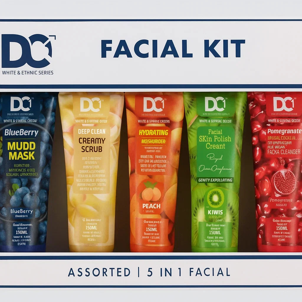 DC-1 5-Steps Fruit Facial Kit – 150ml Each Tube - Buy Online in Pakistan at Cosmia.pk