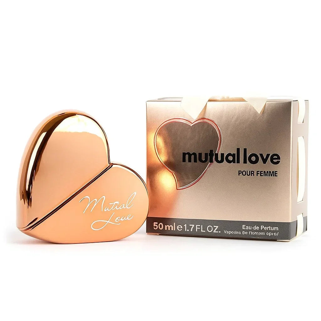 Mutual Love Pour Femme Heart Perfume For Women Gold - 50ml - Buy Online in Pakistan at Cosmia.pk