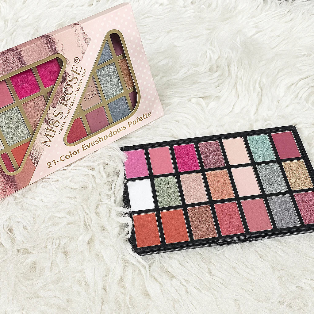 Miss Rose Eyeshadow Palette - 21 Colors - Buy Online in Pakistan at Cosmia.pk