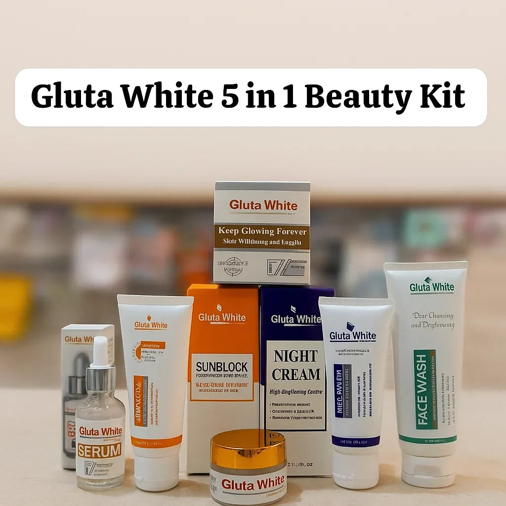 5-in-1 Gluta White Skincare Deal - Buy Online in Pakistan at Cosmia.pk