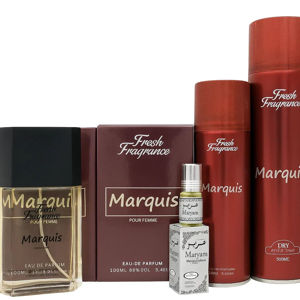 Marquis 4 Pcs Perfume Deal - Buy Online in Pakistan at Cosmia.pk