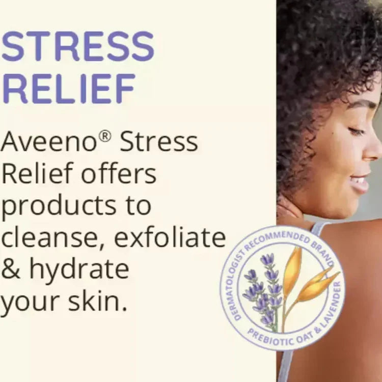 Aveeno Stress Relief Exfoliating Body Scrub – Lavender Scent - 283ml - Buy Online in Pakistan at Cosmia.pk