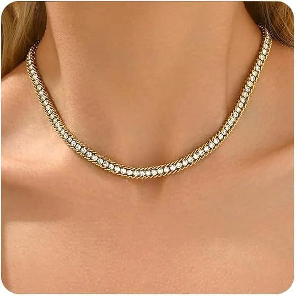 Stainless steel Luster Chain And Luster Bracelet - Buy Online in Pakistan at Cosmia.pk
