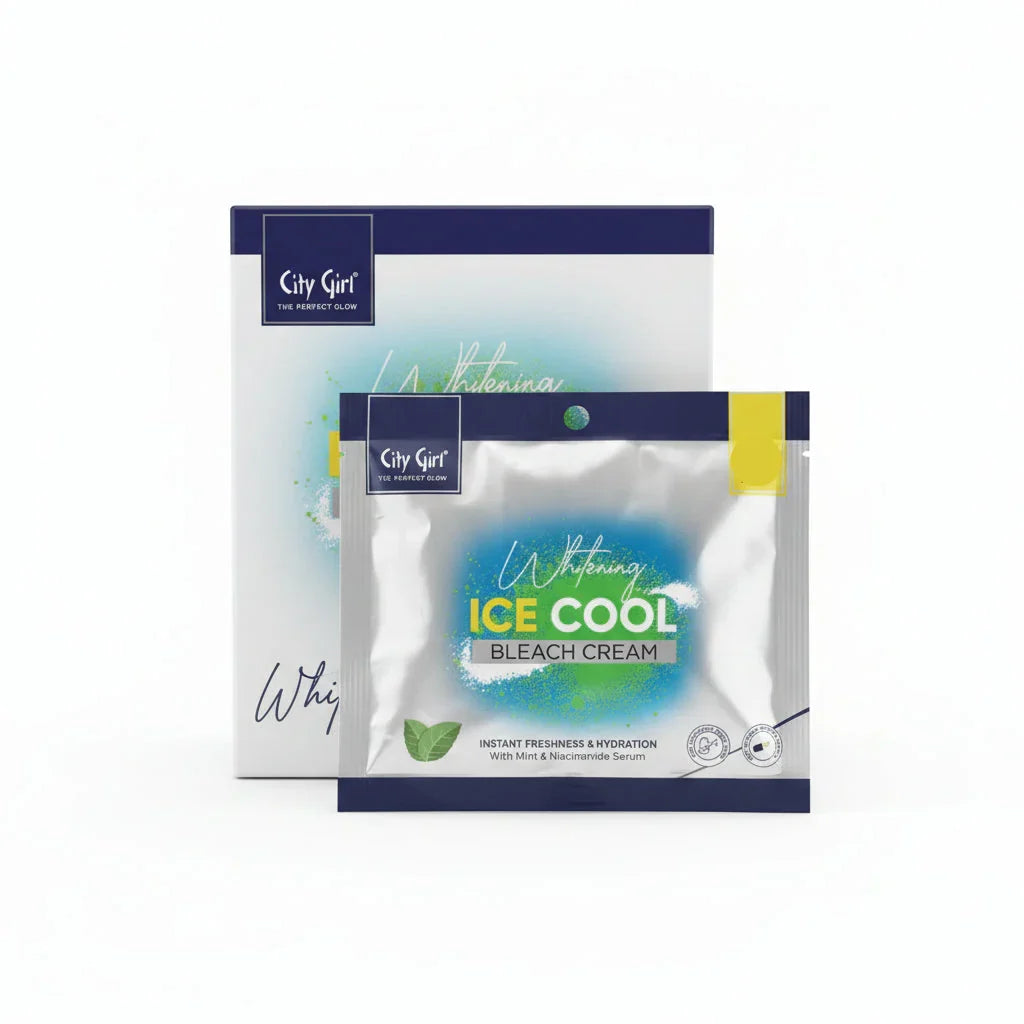 City Girl Whitening Ice Cool Bleach Cream - Buy Online in Pakistan at Cosmia.pk