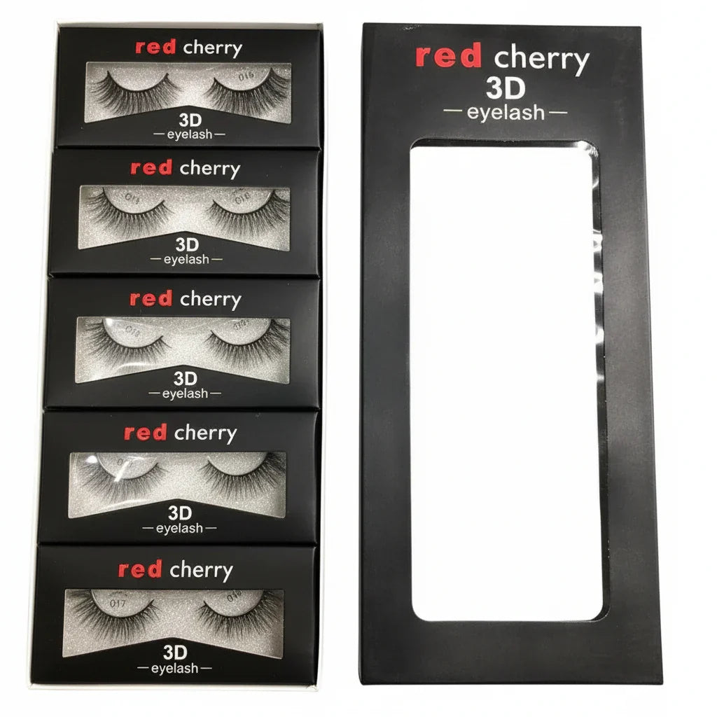 Red Cherry Eye Lashes Pack of 10 - Buy Online in Pakistan at Cosmia.pk