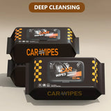 Car interior cleaning and polishing Wipes - PACK OF 80 - Buy Online in Pakistan at Cosmia.pk