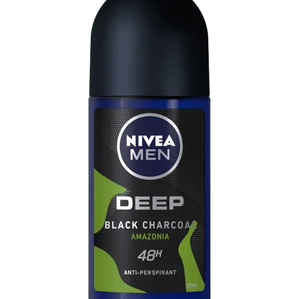 Nivea Men Deep Black Carbon Amazonia Roll on - 50ml - Buy Online in Pakistan at Cosmia.pk