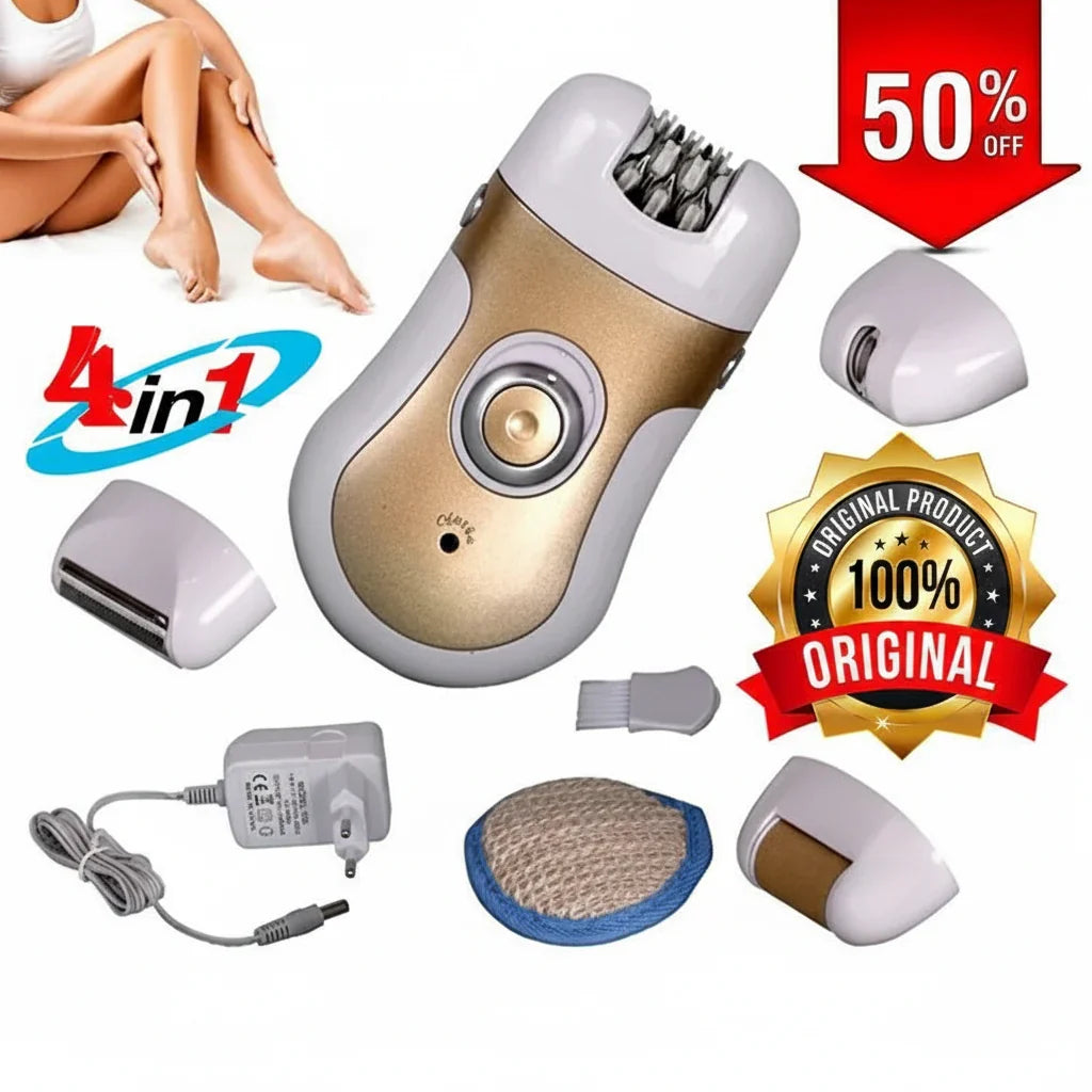 4-in-1 Browns Original Women Epilator Shaver - Buy Online in Pakistan at Cosmia.pk