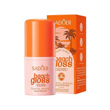 SADOER Beach Gloss Coastal Breeze solid perfume Oud Wood peach stick with box