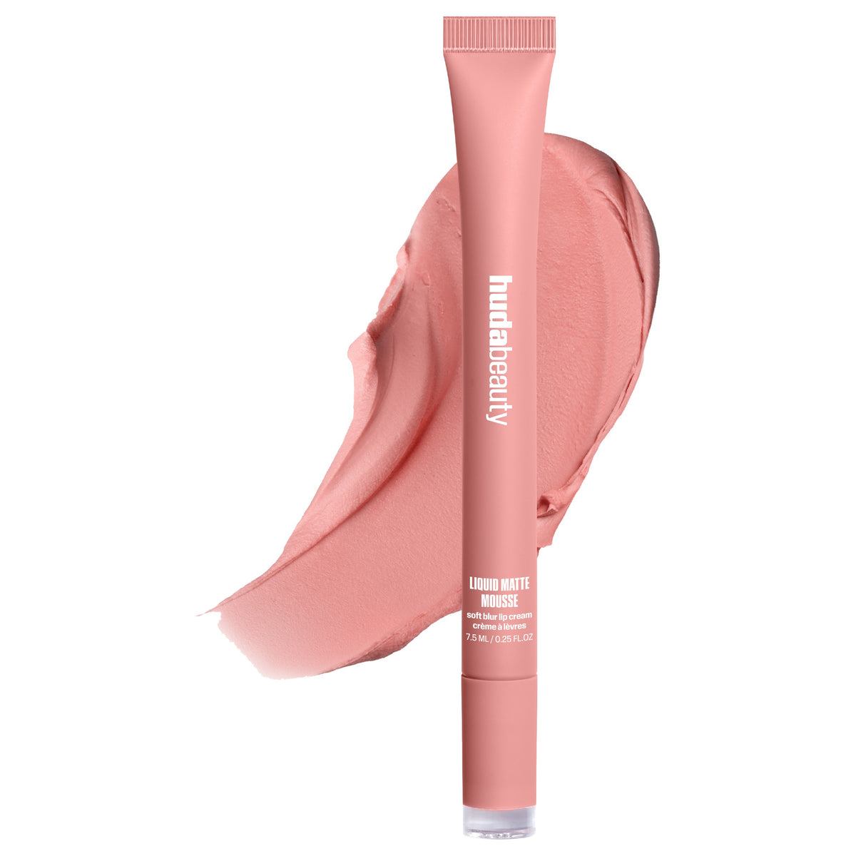 Huda Beauty Liquid Matte Mousse in Baby Pink - Soft Blur Lip Cream 7.5ml