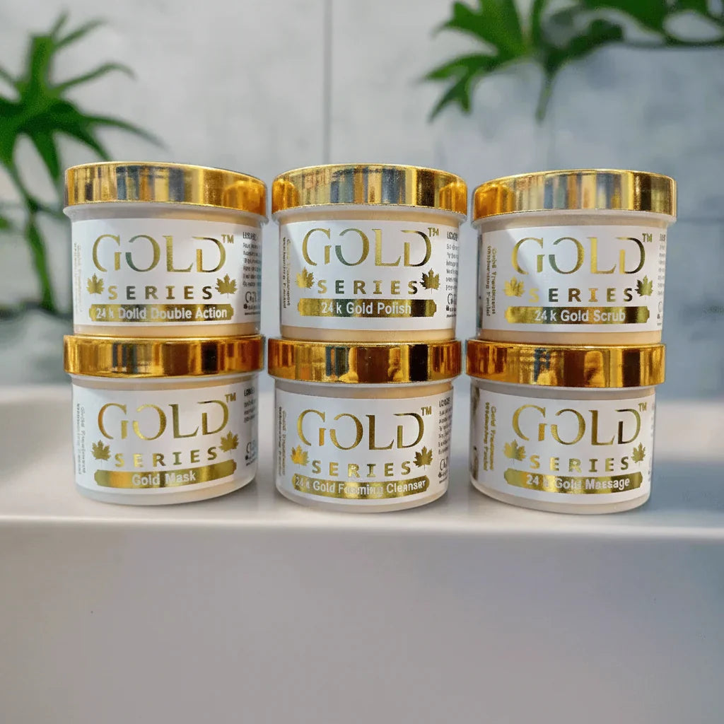 Gold Series 7 Steps Faical set - 120ml Each - Buy Online in Pakistan at Cosmia.pk