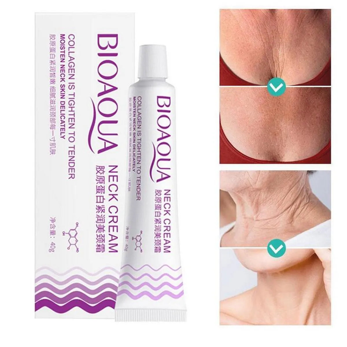 Bioaqua Neck Cream - 40g - Buy Online in Pakistan at Cosmia.pk