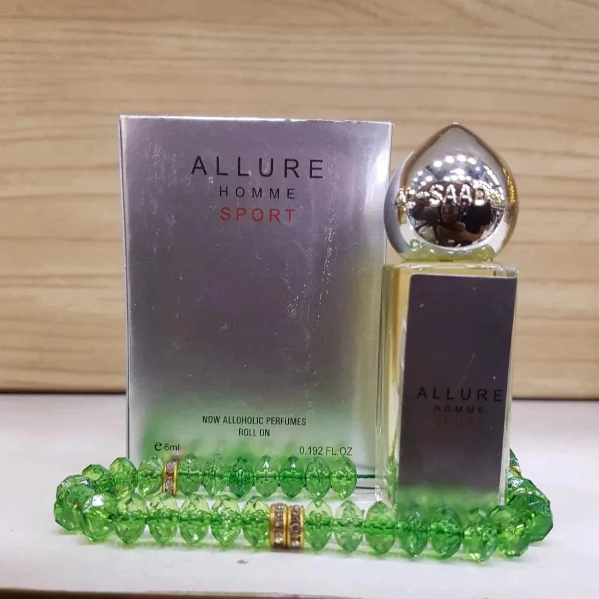Allure Homme Sport Attar with Tasbeeh - 6ml - Buy Online in Pakistan at Cosmia.pk
