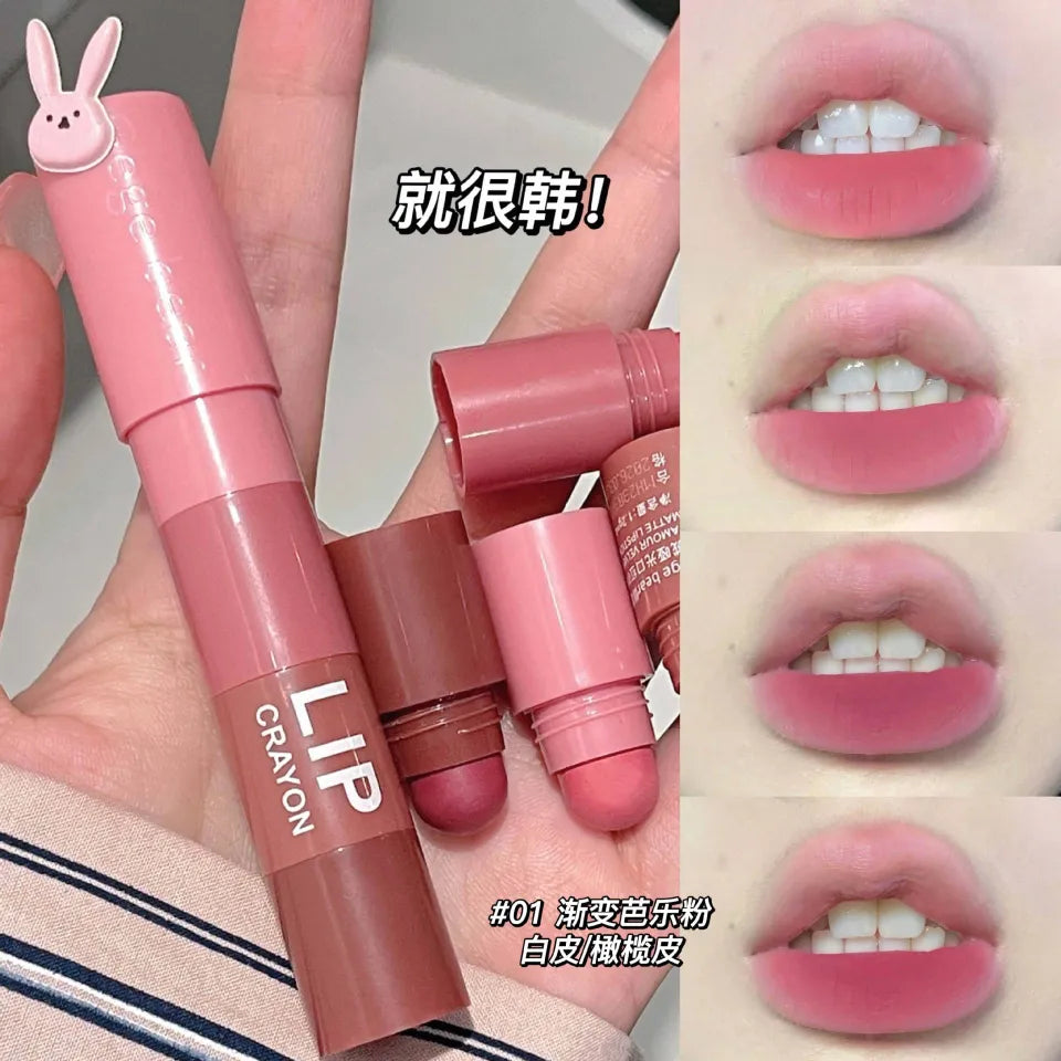 Gege Bear Lip Crayons 4in1 Lipstick - Buy Online in Pakistan at Cosmia.pk