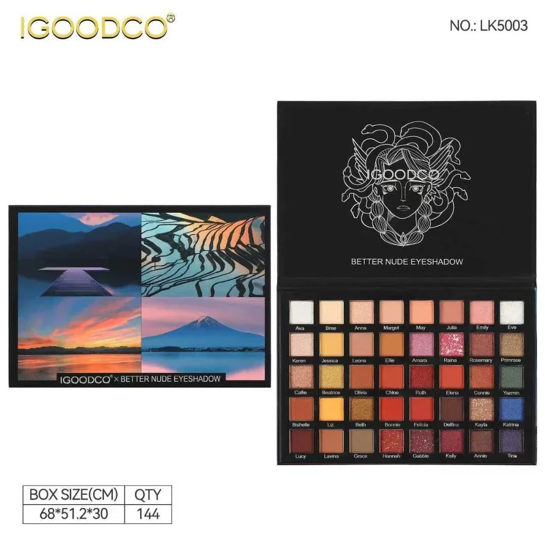 Igoodco Better Nude Eyeshadow Palette - 40 Colors - Buy Online in Pakistan at Cosmia.pk