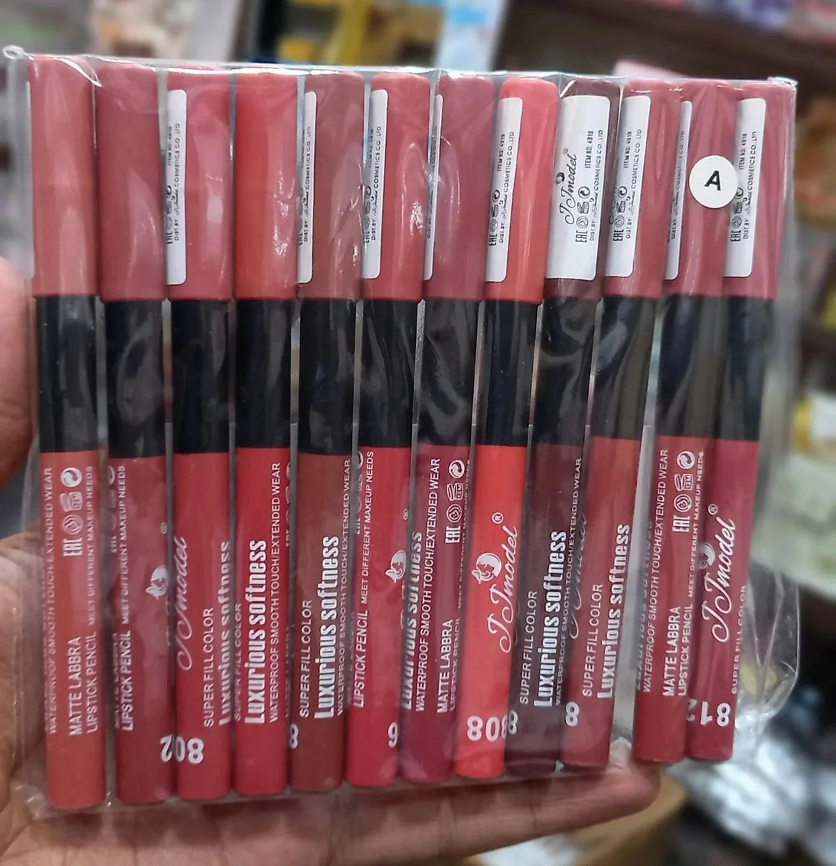 12 Pcs JJ Model Matte Jumbo Pencil - Buy Online in Pakistan at Cosmia.pk