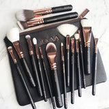 Zoeva Makeup Brushes With Pouch - 15Pcs - Buy Online in Pakistan at Cosmia.pk