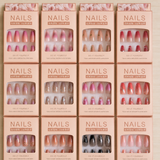 Luxury Gradient Press On Nails – 12Pcs - Buy Online in Pakistan at Cosmia.pk