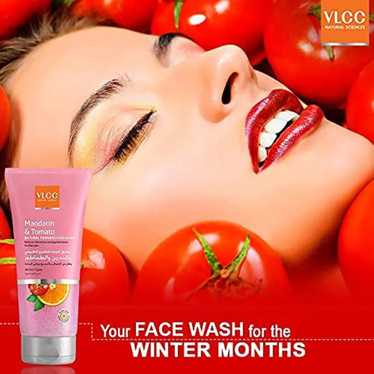 VLCC - Mandarin & Tomato Natural Fairness Face Wash - Buy Online in Pakistan at Cosmia.pk