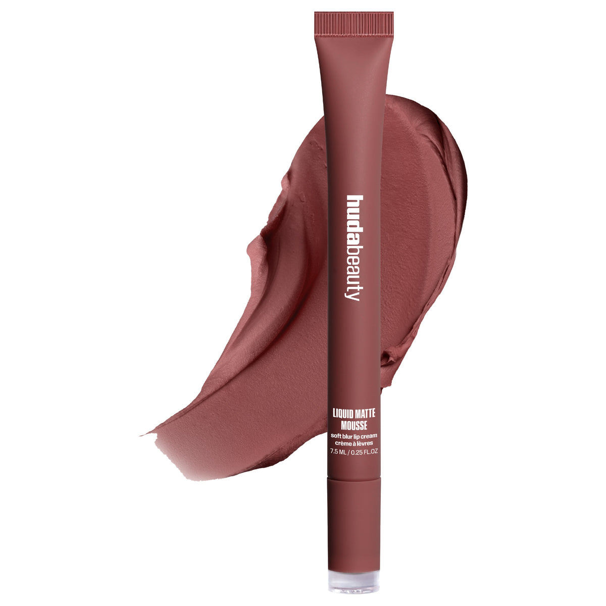 Huda Beauty Liquid Matte Mousse in Berry Brown - Soft Blur Lip Cream 7.5ml