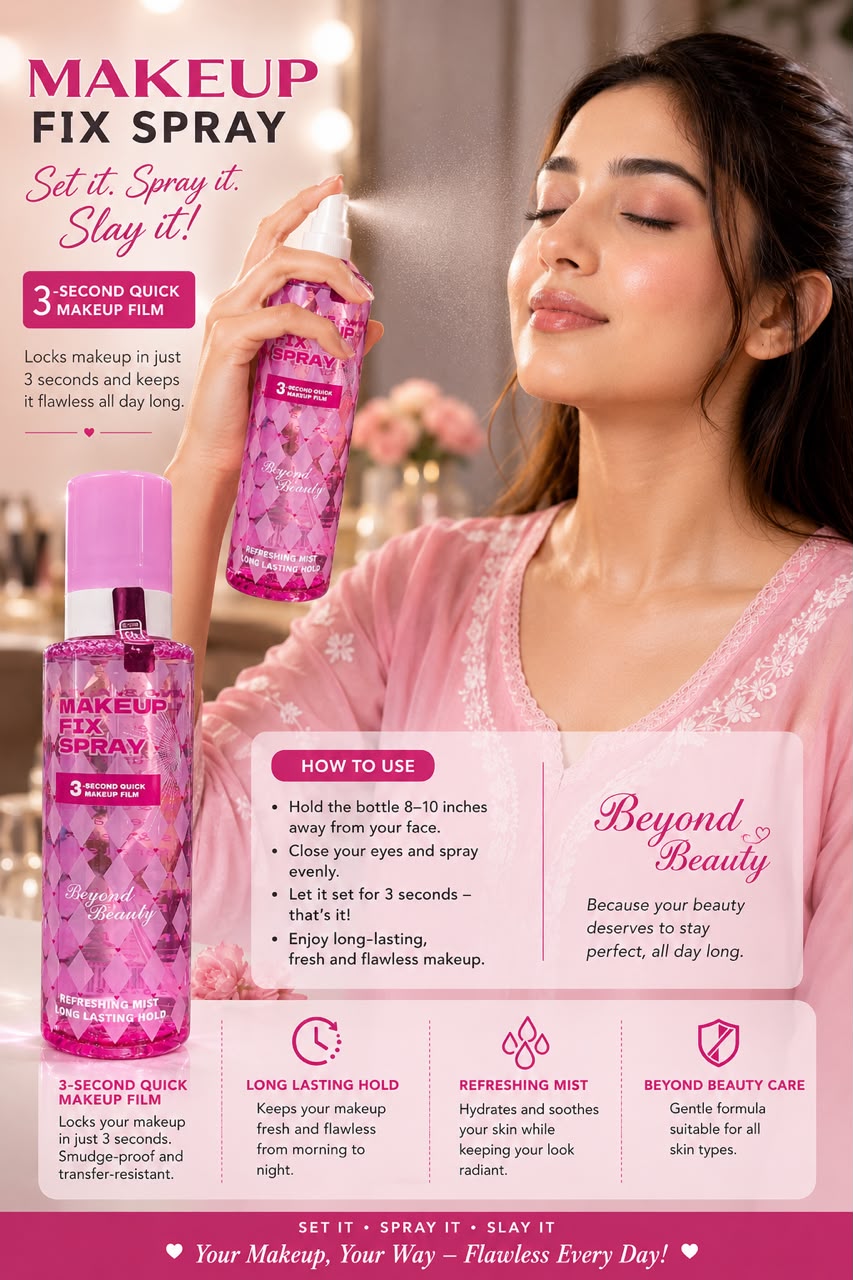 Beyond Beauty Makeup Fix Spray - 3-Second Quick Setting Spray