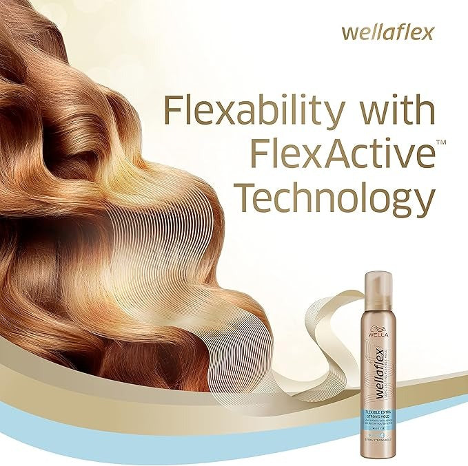Wella Wellaflex Flexible Ultra Strong Hold Mousse - Buy Online in Pakistan at Cosmia.pk