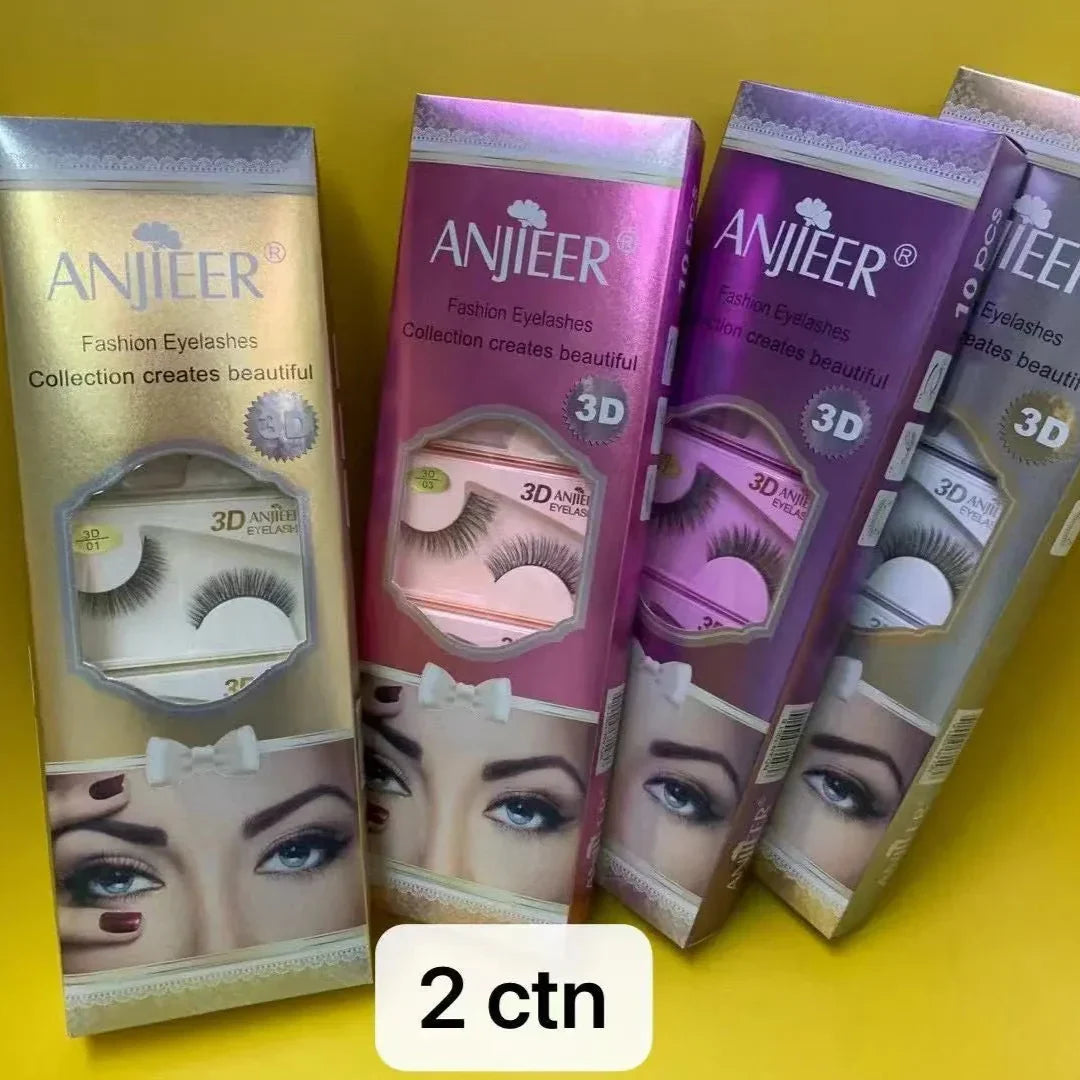 Anjieer 3D Eye lashes - 10 Pcs - Buy Online in Pakistan at Cosmia.pk