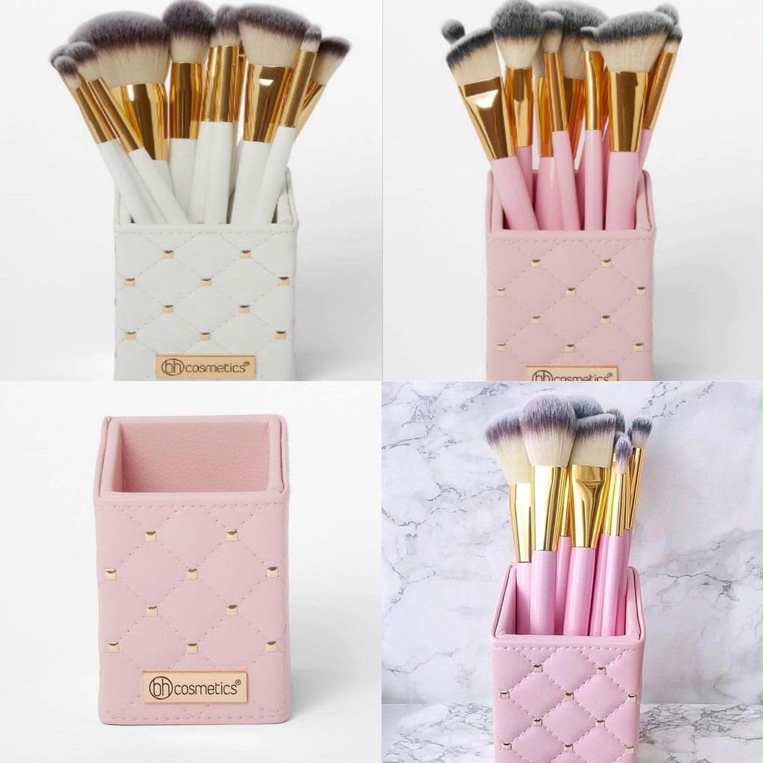 BH Cosmetics 12 Piece Brush Set with Holder - 01