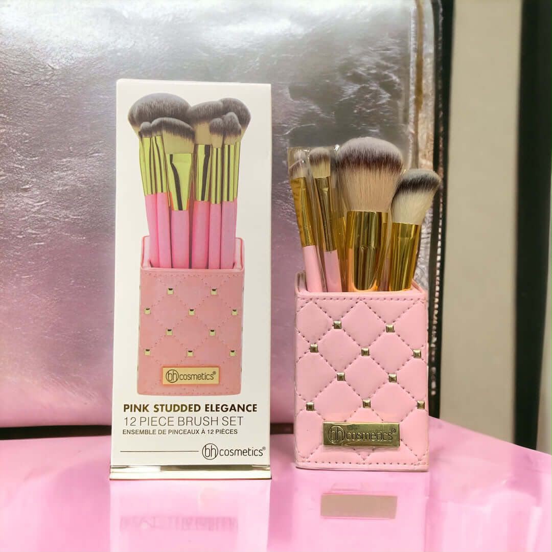 BH Cosmetics 12 Piece Brush Set with Holder - 06