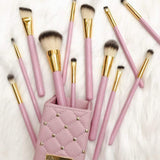 BH Cosmetics 12 Piece Brush Set with Holder - 08