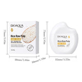 Bioaqua Rice Raw Pulp Hand Cream 60g - jar and box size chart