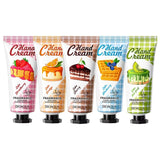 BIOAQUA hand cream tubes lineup — 5 cake fragrances mini hand creams