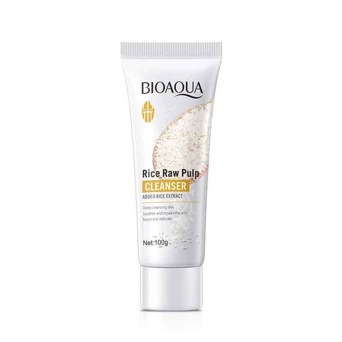 BIOAQUA Rice Raw Pulp Cleanser – 100g online in Pakistan - Cosmia.pk - Image 4