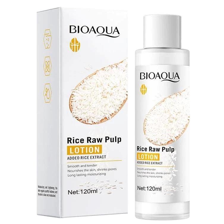 Bioaqua Rice Raw Pulp Lotion - 120ml - Buy Online in Pakistan at Cosmia.pk