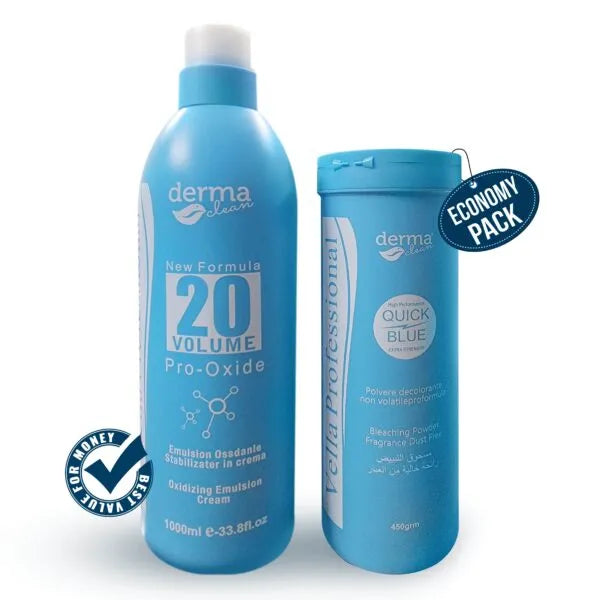 Derma Clean Bleach Set Economy Pack - 1000ml - Buy Online in Pakistan at Cosmia.pk