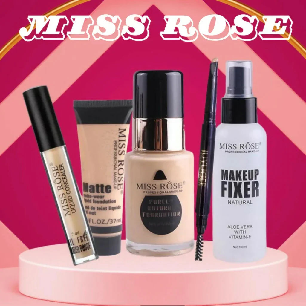 Miss Rose Makeup Set - 5-in-1 Deal - Buy Online in Pakistan at Cosmia.pk