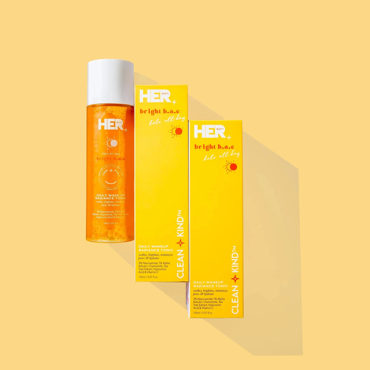 HER Beauty bright bae Daily Wakeup Radiance Tonic 120ml / 4.05 fl.oz. - Buy Online in Pakistan at Cosmia.pk