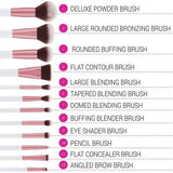 BH Cosmetics Crystal Quartz - 12 Piece Brush Set And Bag - Buy Online in Pakistan at Cosmia.pk