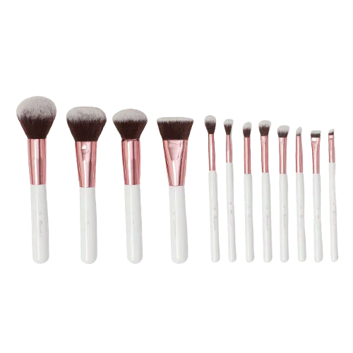 BH Cosmetics Crystal Quartz - 12 Piece Brush Set And Bag - Buy Online in Pakistan at Cosmia.pk