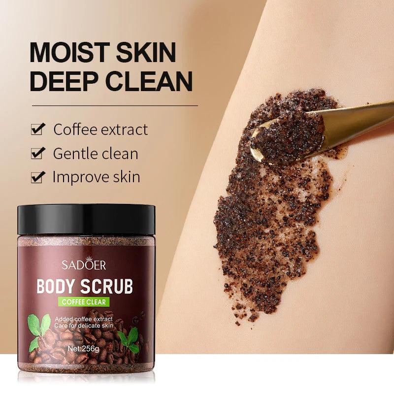 Sadoer Coffee Clear Moisturizing and Softening Body Scrub 256g - Buy Online in Pakistan at Cosmia.pk