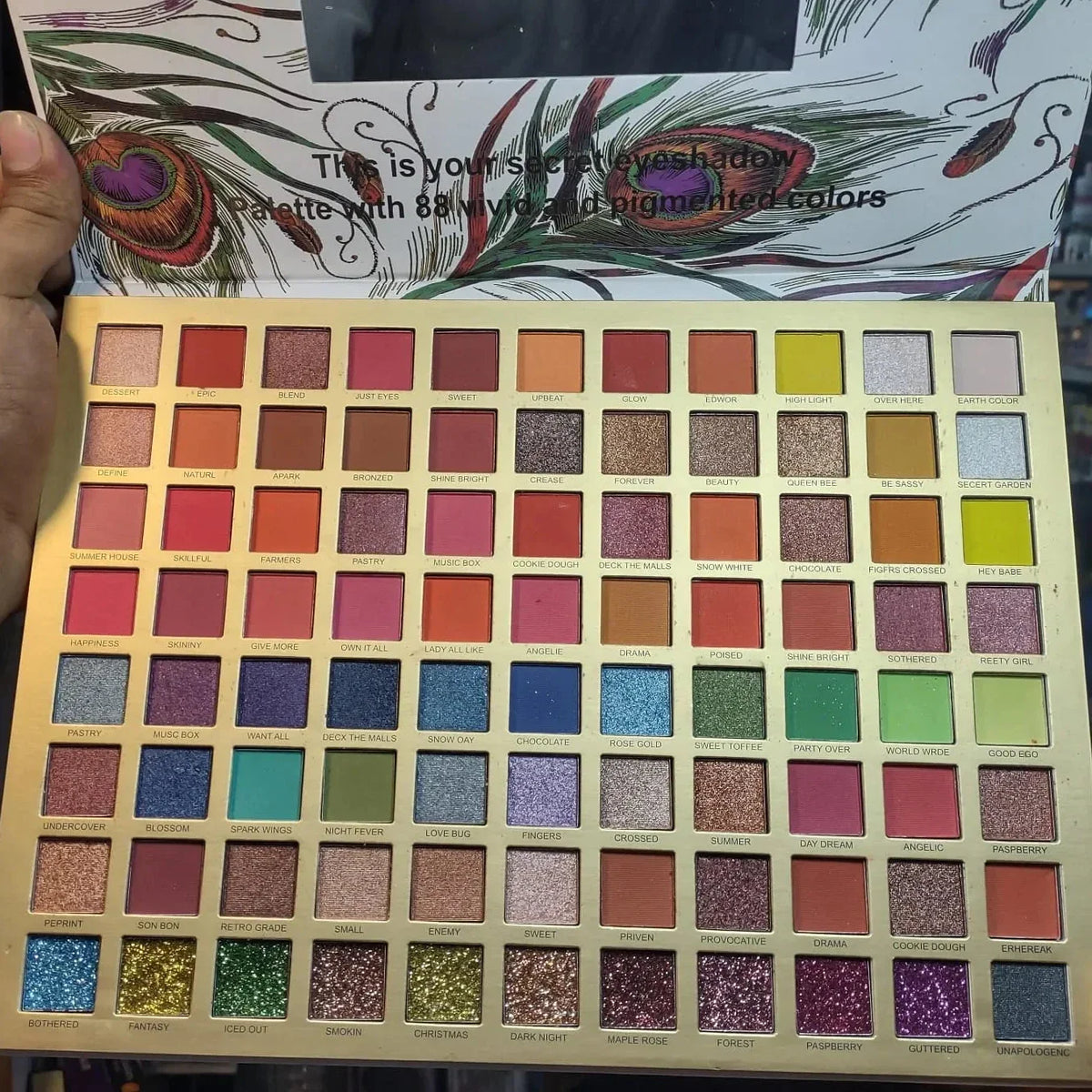 88 Color Matte Glitter & Makhmale Palette - Buy Online in Pakistan at Cosmia.pk