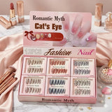 Romantic Myth Cat's Eye Fashion Press-On Gel Nails - Buy Online in Pakistan at Cosmia.pk