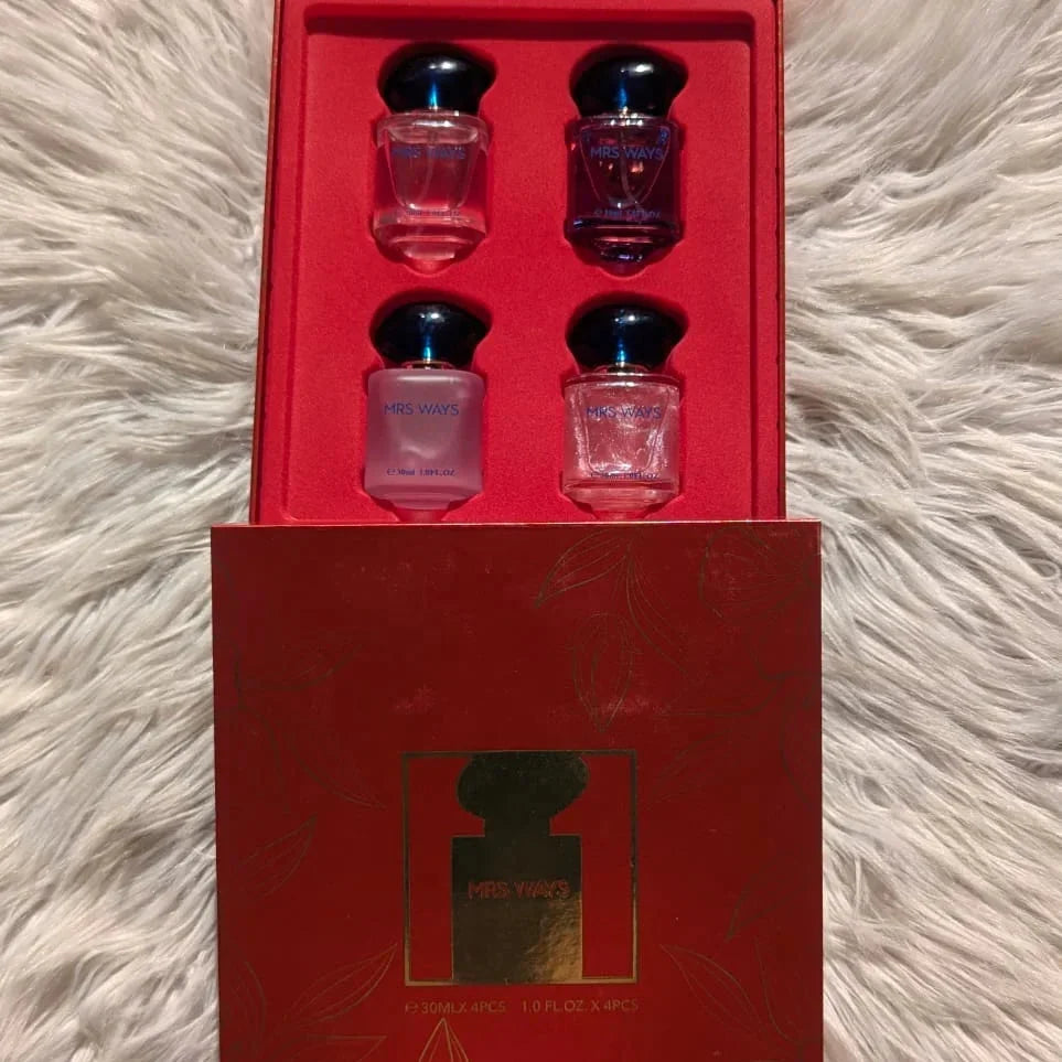 Mrs. Ways Miniature Perfume – 4 Piece - Buy Online in Pakistan at Cosmia.pk
