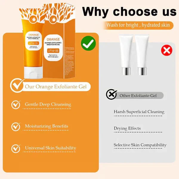 Orange Enzyme Exfoliating Gel - Buy Online in Pakistan at Cosmia.pk