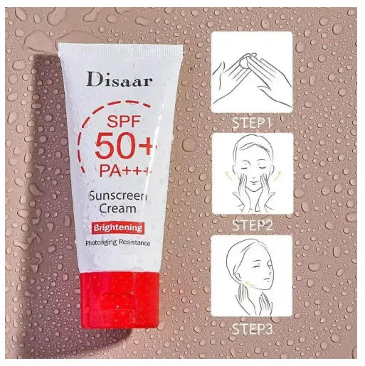 Disaar Retinol And Lemon Extract Sunscreen Cream SPF50+ PA+++ - 50g - Buy Online in Pakistan at Cosmia.pk
