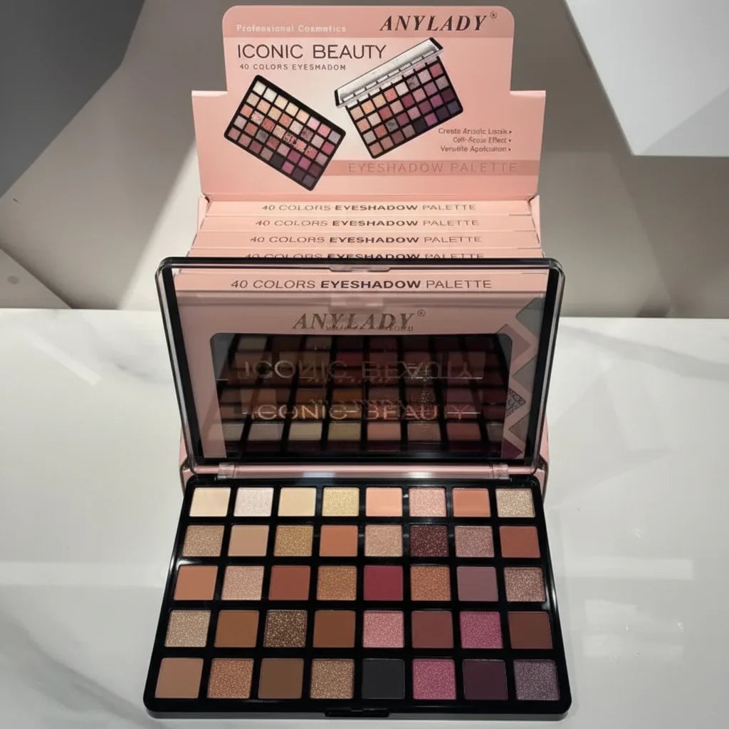 Anylady Iconic Beauty Eyeshadow Palette - 40 Colors - Buy Online in Pakistan at Cosmia.pk