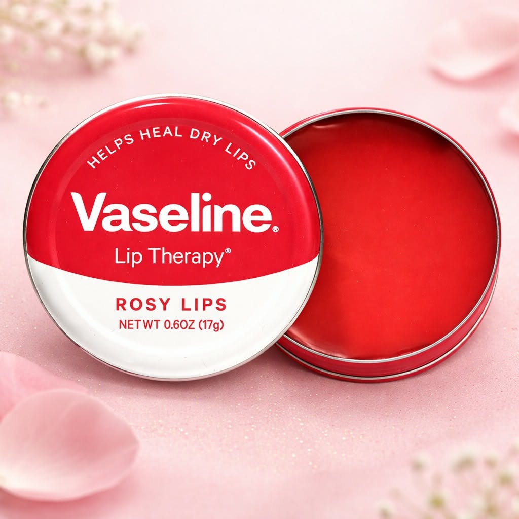Chirs's UK Vaseline Lip Balm tin with lid